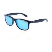 Andy Zonnebril met Spiegelglazen Ray-Ban , Black , Unisex