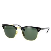 Klassieke Clubmaster Metal Zonnebril Ray-Ban , Black , Unisex