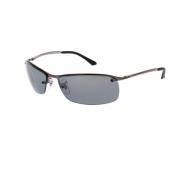 Stijlvolle Rechthoekige Zonnebril Rb3183 Stijl Ray-Ban , Gray , Unisex