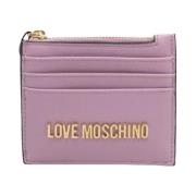 Stijlvolle Kaarthouder Portemonnee Love Moschino , Purple , Dames