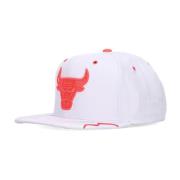 Chicago Bulls Platte Klep Snapback Pet Mitchell & Ness , White , Unise...