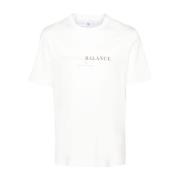 Stijlvolle T-shirts en Polos Brunello Cucinelli , White , Heren