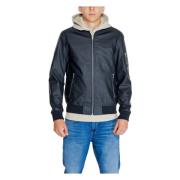 Zwarte Hooded Ritsjas Jack & Jones , Black , Heren