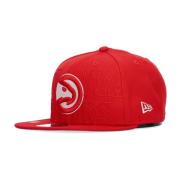 Platte klep pet NBA Draft Atlanta Hawks New Era , Red , Heren