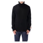 Stijlvolle Merino High Neck Sweater Golden Goose , Black , Heren