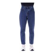 Logo Jeans met knoop en rits Carhartt Wip , Blue , Heren