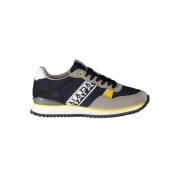 Sportieve Sneaker met Contrastdetails Napapijri , Blue , Heren