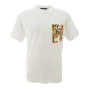 Stijlvolle T-shirts en Polos Versace Jeans Couture , White , Heren