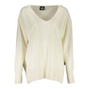 Eco-Chic Logo V-Neck Pullover North Sails , Beige , Dames