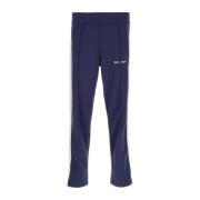 Stijlvolle Blauwe Polyester Joggers Palm Angels , Blue , Heren