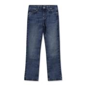 Flare Bottom Dark Blue Jeans MOS Mosh , Blue , Dames