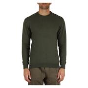 Wolmix Crew Neck Sweater Paul & Shark , Green , Heren