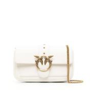 Witte Love One Pocket Tas Pinko , White , Dames