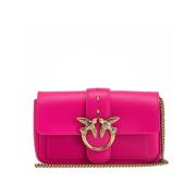 Love One Pocket Stijlvolle Tas Pinko , Pink , Dames