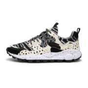 Suede and fabric sneakers Yamano 3 UNI Flower Mountain , Black , Unise...