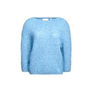 Naadloze Crew Neck Top Rich & Royal , Blue , Dames