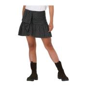 Zahara Skirt in Antraciet Rough Studios , Black , Dames