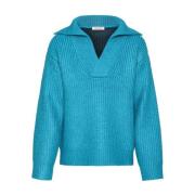 Blauwe Sweaters voor Mannen Valentino Garavani , Blue , Heren