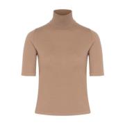 Kameel Lana T-shirt Max Mara , Brown , Dames