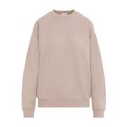 Neutrale Sweatshirt Collectie Aw24 Saint Laurent , Beige , Dames