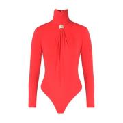 Rode Passie Body Elisabetta Franchi , Red , Dames