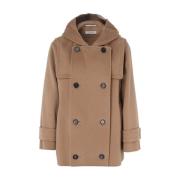 Kameelwollen Jas Max Mara , Brown , Dames