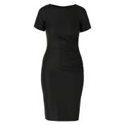 Wikkeljurk met Figuurvolgende Silhouet Marc Cain , Black , Dames