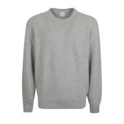 Luxe Grijze Wollen Trui Aw24 Eleventy , Gray , Heren