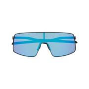 Schildframe zonnebril met blauwe lenzen Oakley , Blue , Unisex