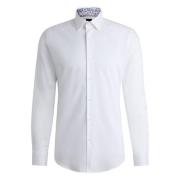 Stijlvol Overhemd Hugo Boss , White , Heren