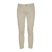 Lichtgrijze Broek Brighton Dondup , Gray , Heren