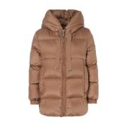 Gewatteerde Seia Caramel Jas Max Mara , Brown , Dames