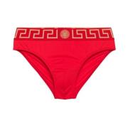 Zee Kleding met Greca en Medusa Versace , Red , Heren