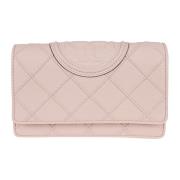 Zachte Kettingportemonnee Tory Burch , Pink , Dames