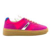 Fuchsia Court Sneakers Serafini , Pink , Dames