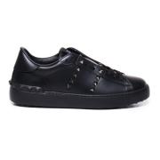 Zwarte Sneakers met Studs uit Italië Valentino Garavani , Black , Dame...