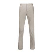 Chinos Broek Gaubert Stijl Dondup , Gray , Heren