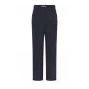 Wide Leg Broek Midnight Blue Gustav , Blue , Dames