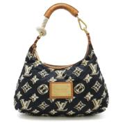 Pre-owned Nylon handbags Louis Vuitton Vintage , Black , Dames