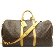 Pre-owned Canvas handbags Louis Vuitton Vintage , Green , Dames