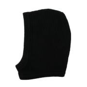 Zwarte Hood Cappuccio Hoeden Rick Owens , Black , Heren