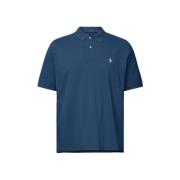 Blauw Poloshirt korte mouw Ralph Lauren , Blue , Heren