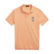 Oranje Polo Shirt Korte Mouw Ralph Lauren , Orange , Heren