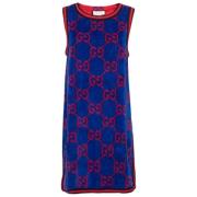 Pre-owned Cotton dresses Gucci Vintage , Blue , Dames