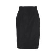 Pre-owned Cotton bottoms Yves Saint Laurent Vintage , Black , Dames