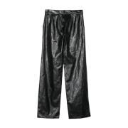 Wijde Broek Pantalone 29 Federica Tosi , Black , Dames