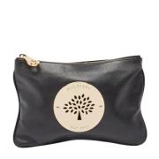 Pre-owned Leather pouches Mulberry Pre-owned , Black , Dames