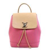 Pre-owned Leather shoulder-bags Louis Vuitton Vintage , Pink , Dames