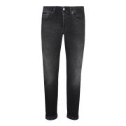 Stijlvolle Denim Jeans Dondup , Black , Heren