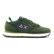 Militaire Sneakers Ally Solid Collectie Sun68 , Green , Dames